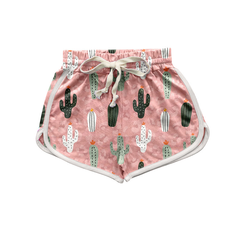 SS0227 Adult Mama Western Cactus Shorts