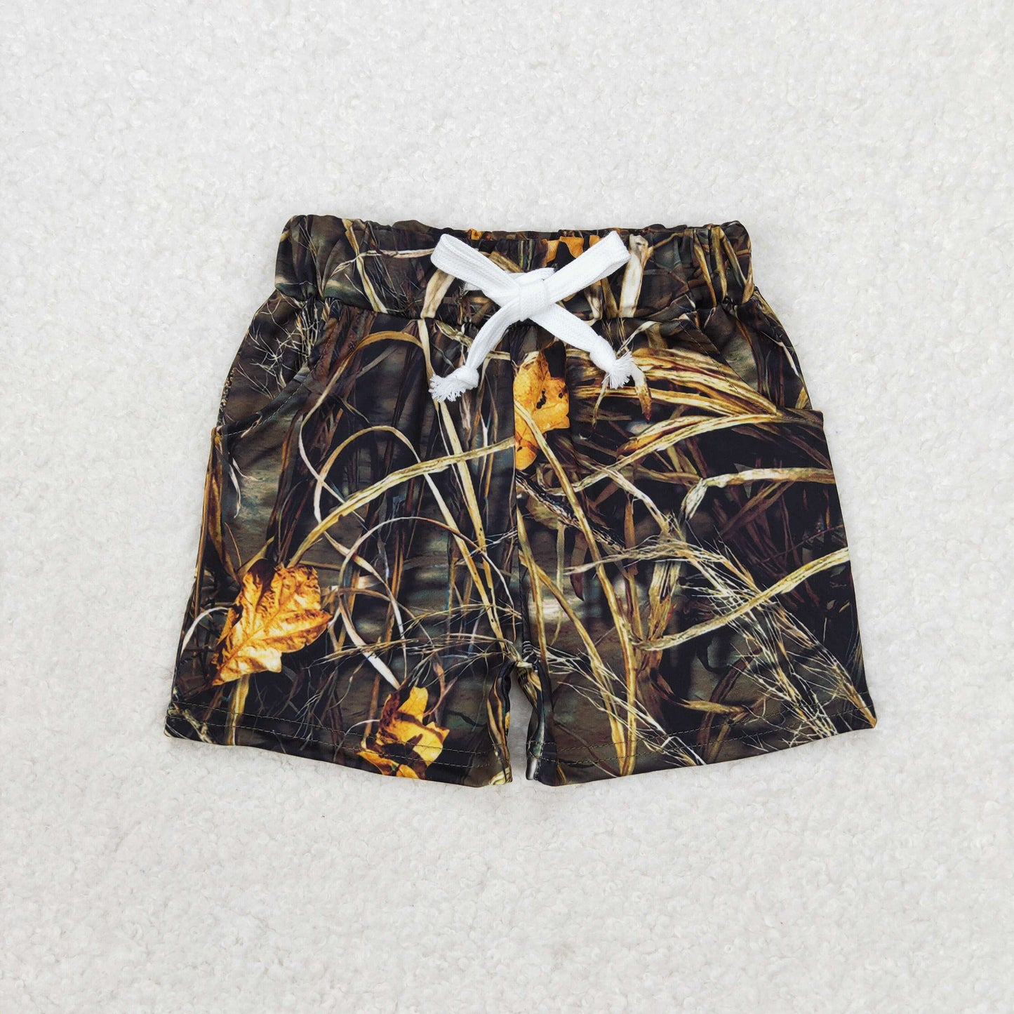 Sibling Baby Boys Summer Camo Shorts