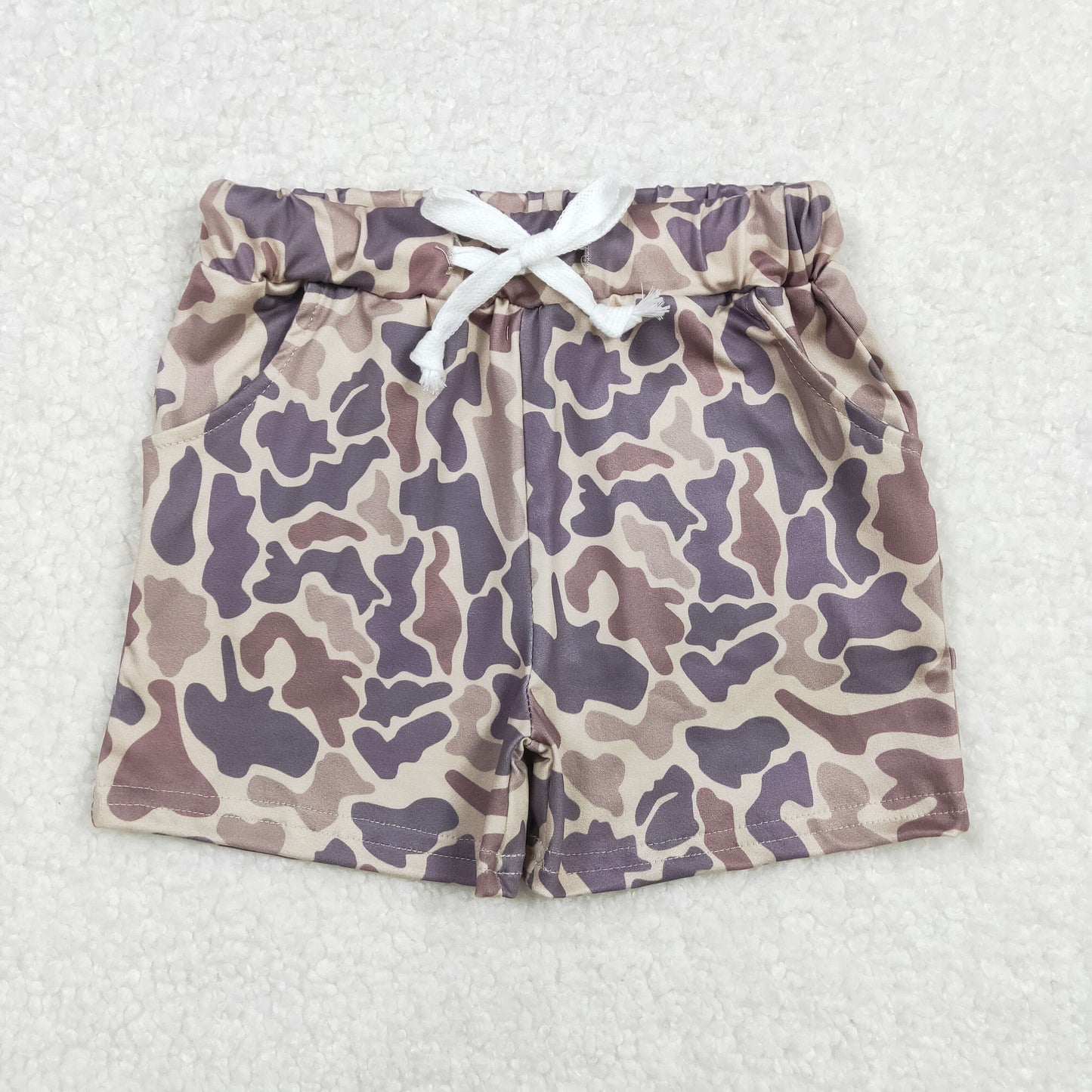 Sibling Baby Boys Summer Camo Shorts