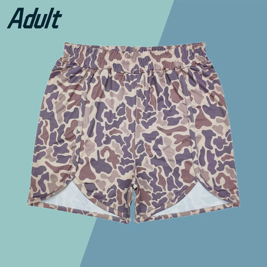 Adult Size Khaki Camo Women Shorts