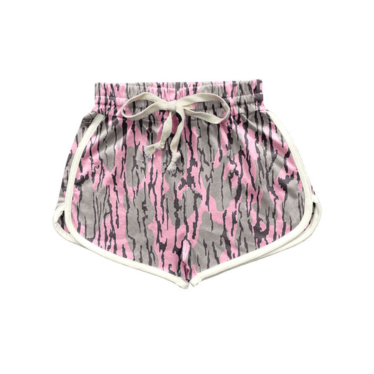 Adult Size Women Pink Camo Shorts Preorder