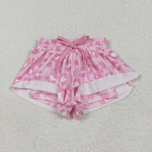 SS0587 Baby Girls Pink Sass and Spots Run Shorts