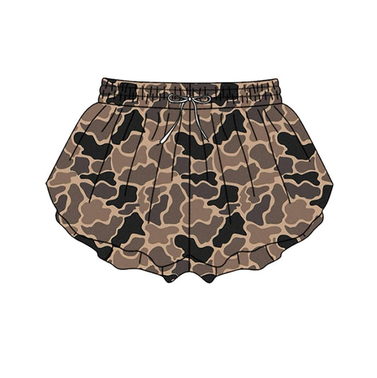 SS0767 Baby Girls Brown Camo Active Skirt Preorder