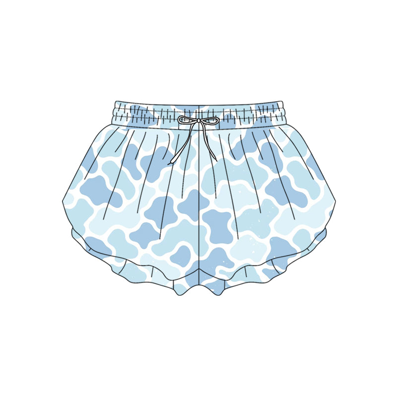 SS0768Baby Girls  Blue Camo Active Skirt Preorder