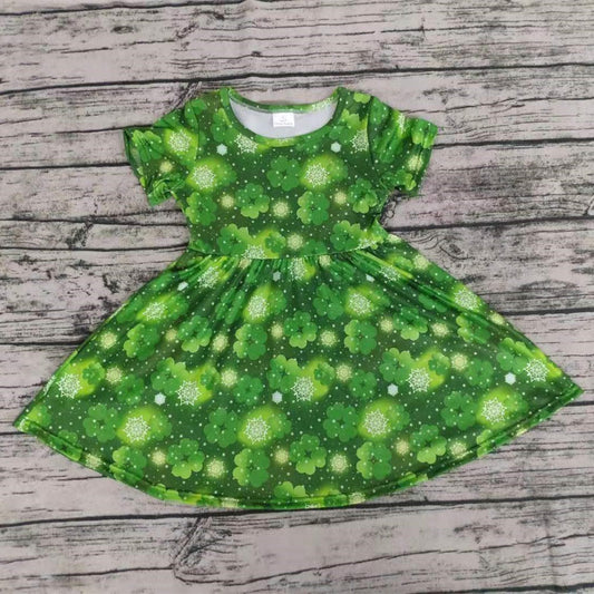 St. Patrick Four Leaf Clover Dress