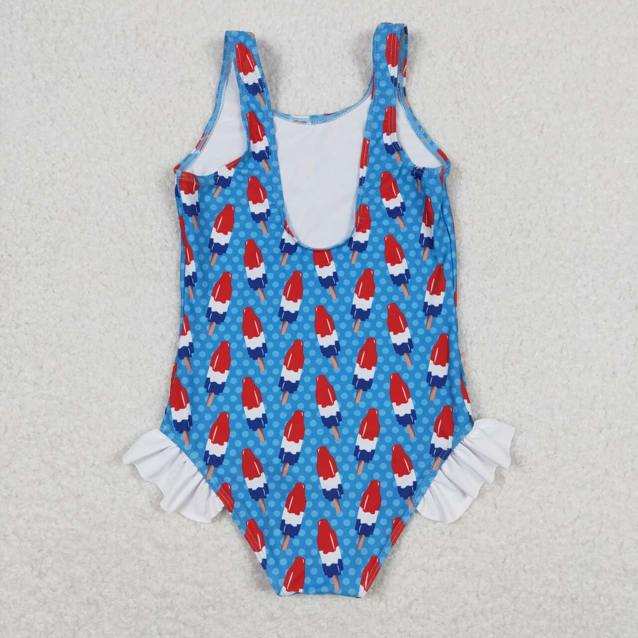 Cute Baby Girls USA Popsicle One-piece Swimsuits