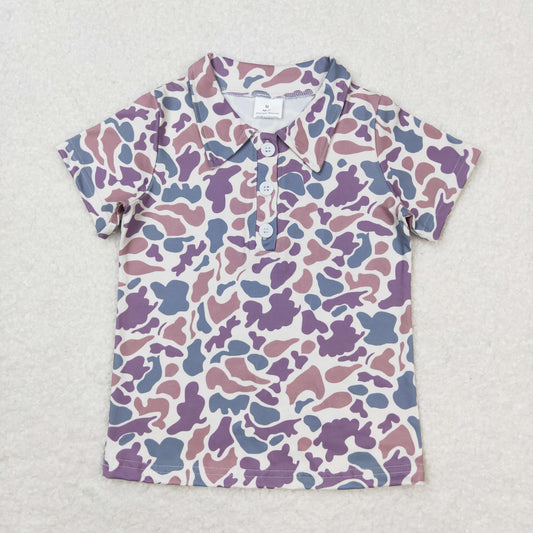 Baby Boys Summer Brown Camo T-shirt Top