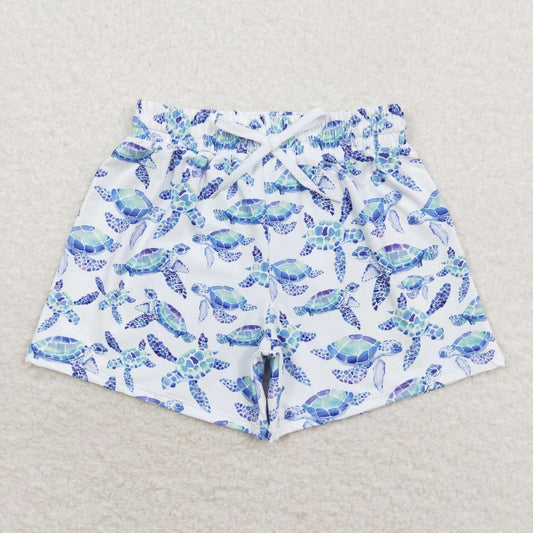 Newborn Baby Girls Sea Turtle Swimming Trunks