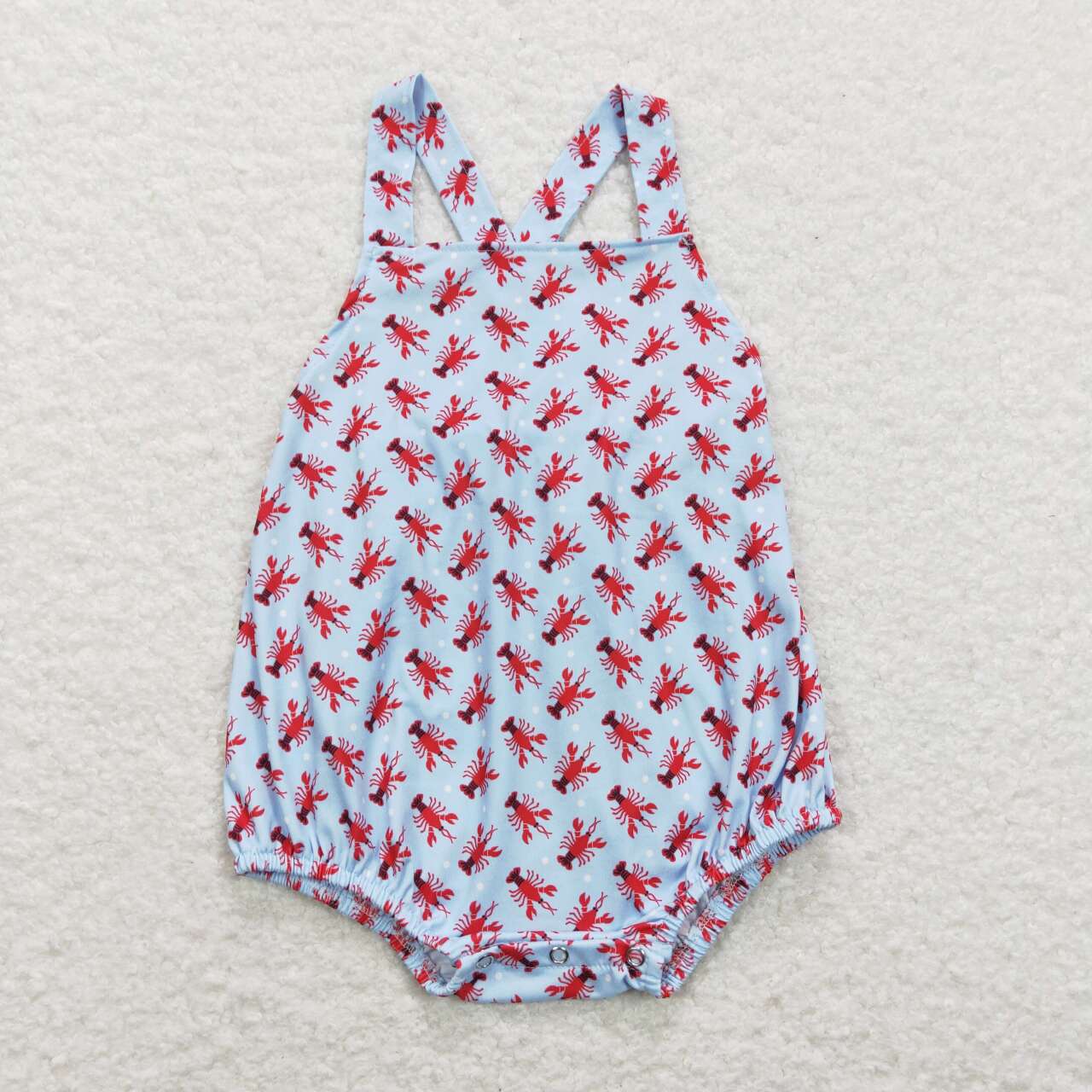 Baby Sibling Crayfish Summer Bubble Romper