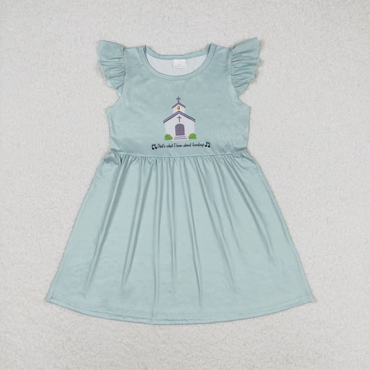 Summer Baby Girls Sunday Church Dress