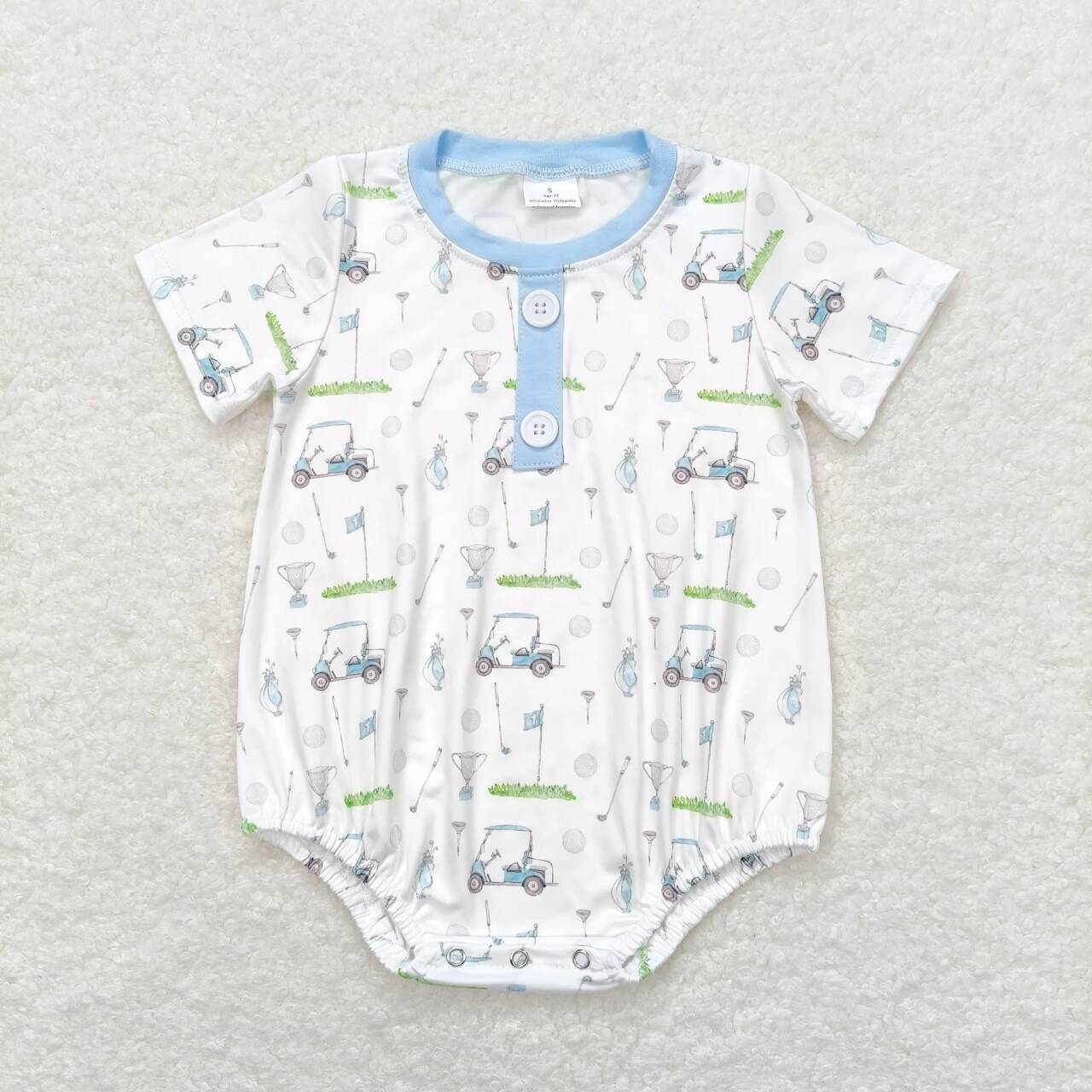 SR1070 Baby Boys Golf Bubble Romper