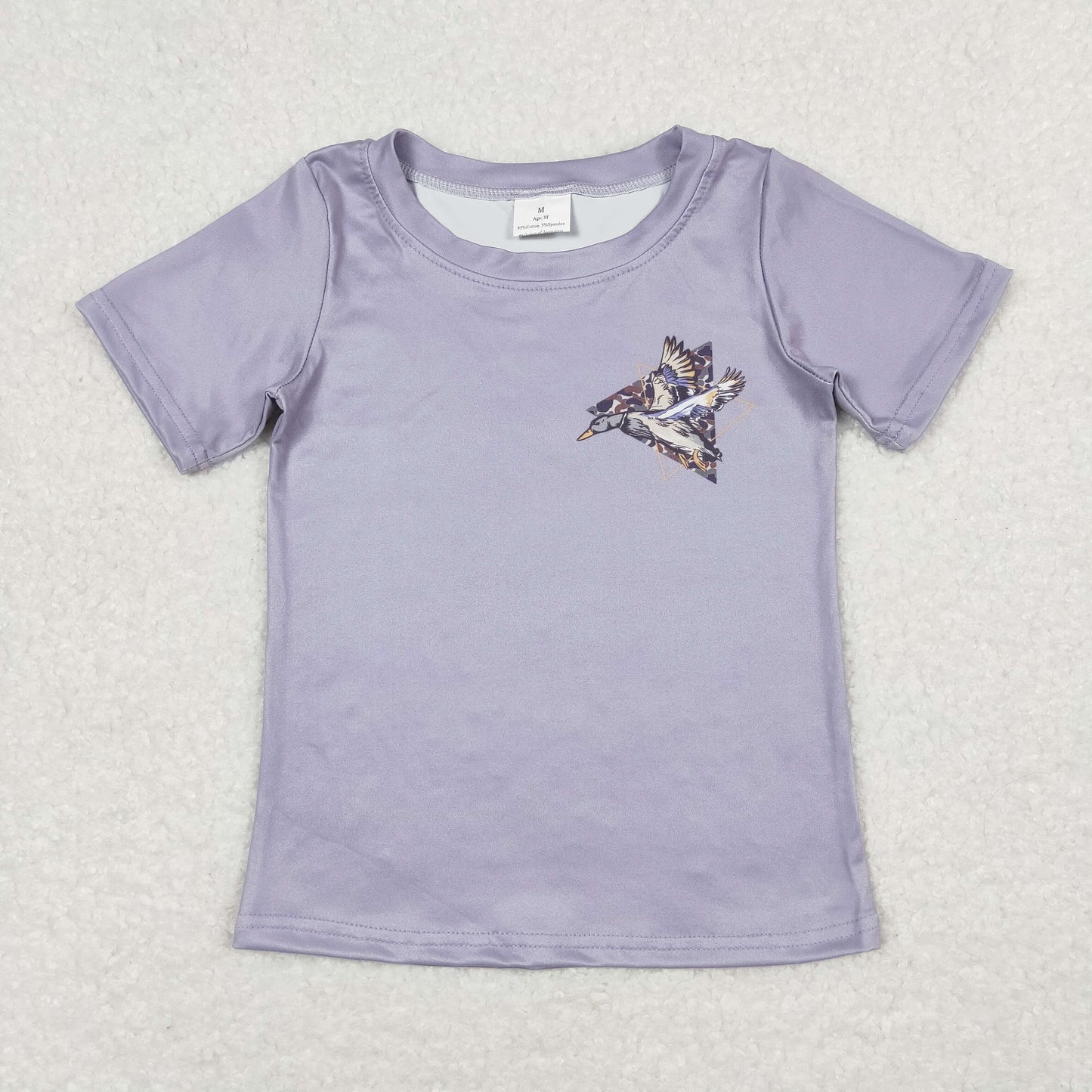 Summer Baby Boys Hunting Mallard Duck T-shirt Top