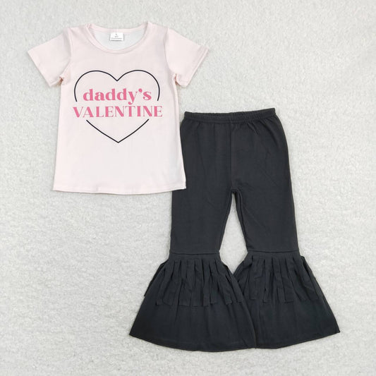 Baby Girls Daddy's Valentine's Day Set