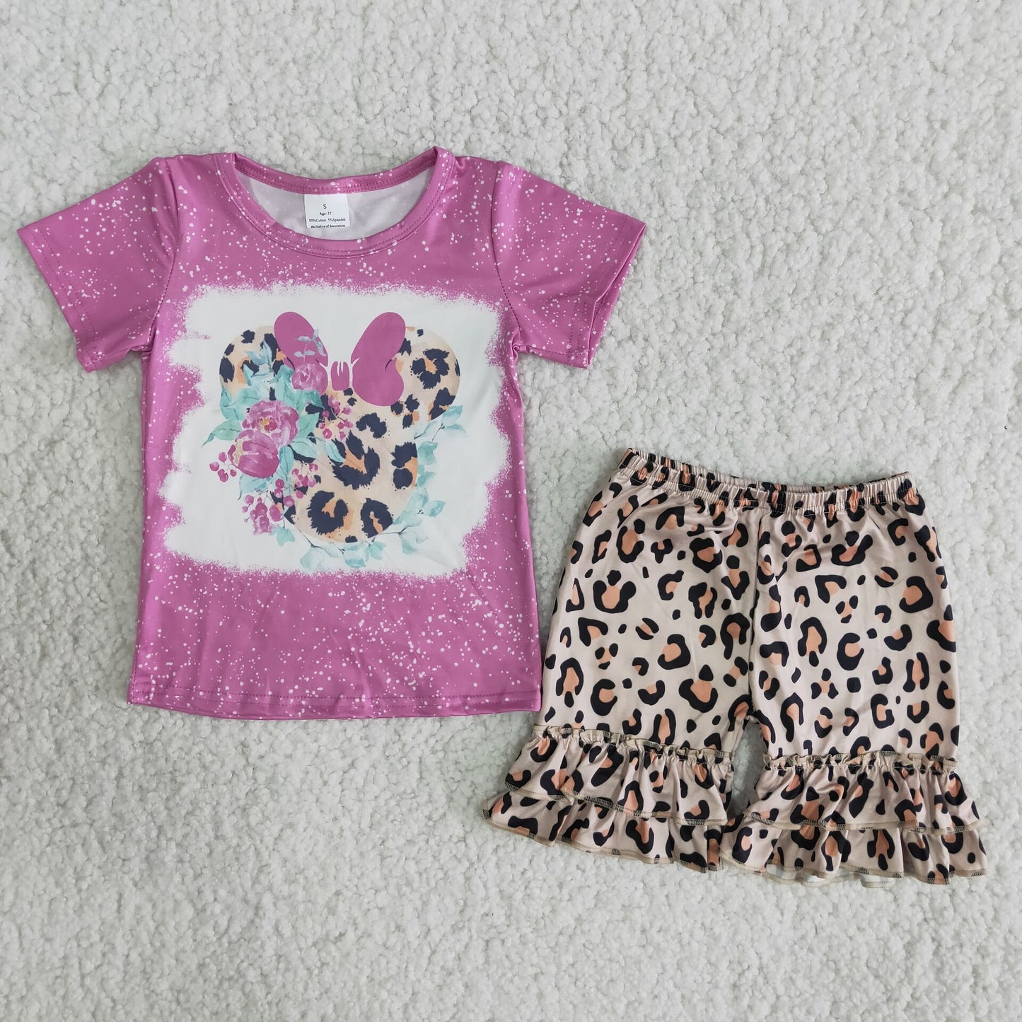 Leopard Cartoon Summer Set