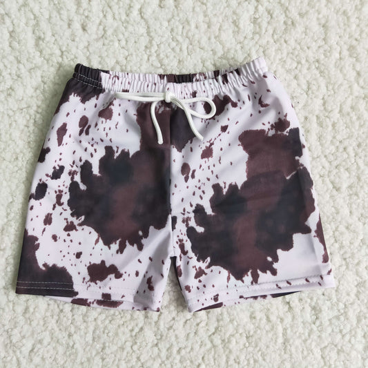 Boys Cow Print Trunks