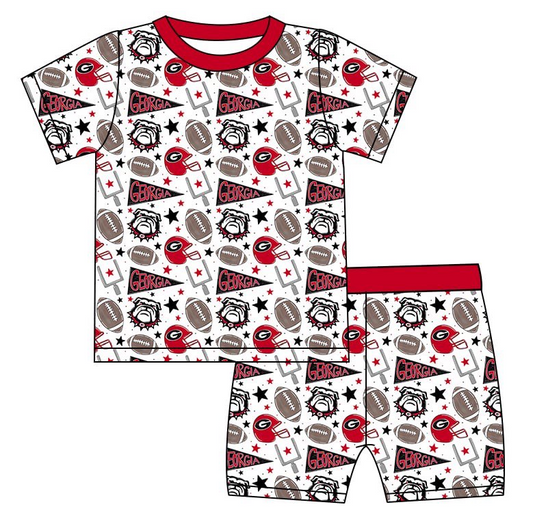 Baby Boys Sport Team Georgia Shorts Pajama Set Preorder 3 MOQ