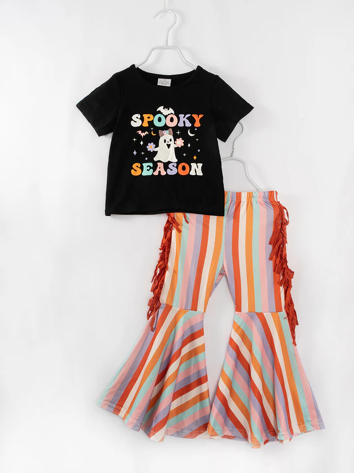 Spooky Season Bell Bottom Pants Set Preorder 3 MOQ