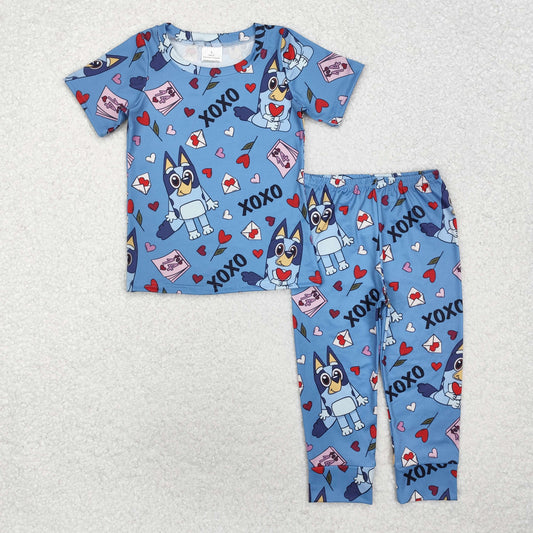 Toddler Baby Boy Cartoon Dog XOXO Pants Set