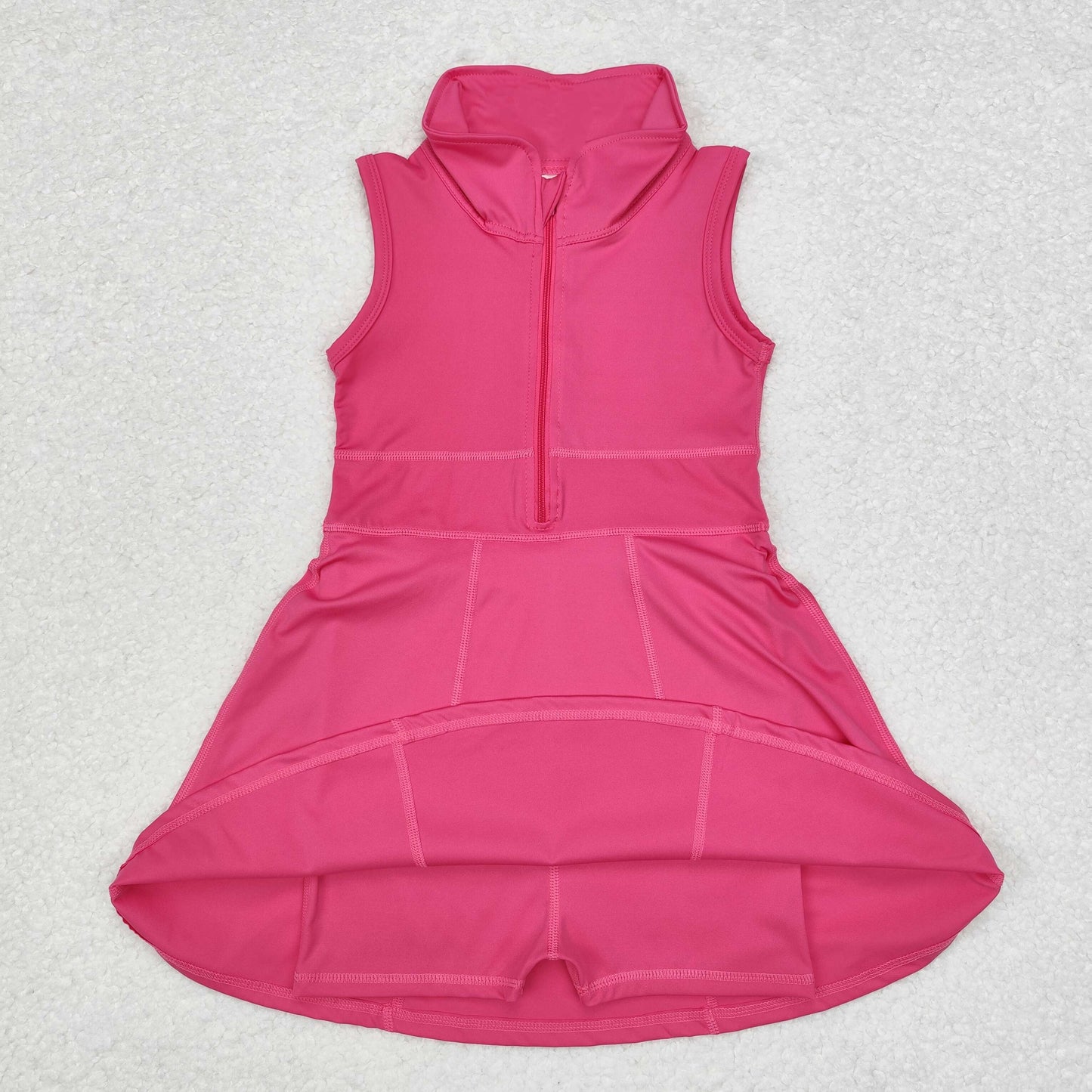 Baby Girls Hot Pink Color Active Sport Dress