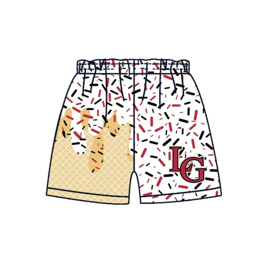 Preorder  5 MOQ，Baby Boys Football Team LG Ice Cream Shorts