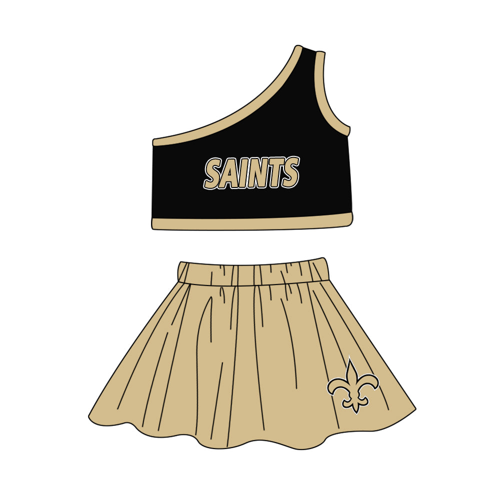 Sport Team Saints  Girls Skirt Set ,Deadline Time : 30th July