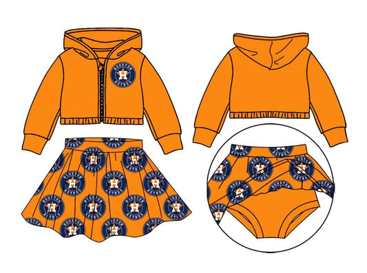 Baby Girls Sport Team Houston Skirt Set Deadline Time :  20th October