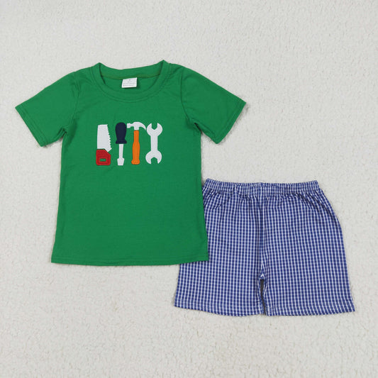 Kids Boys  Tool Green Top Outfit