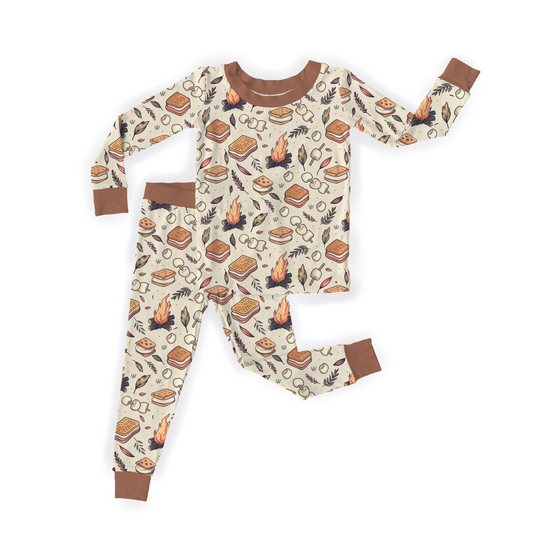 (5MOQ) Baby Boys Cake Long Sleeve Pajama Set Pre-order