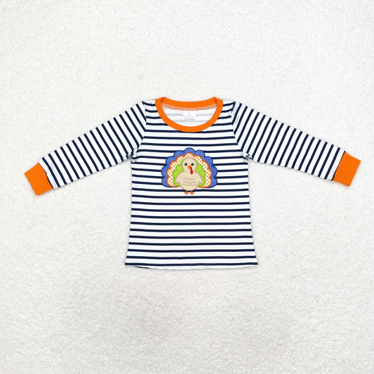 Baby Boys Thanksgiving Turkey Long Sleeve Top