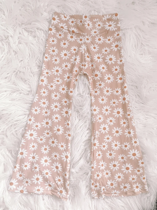 Baby Girls Daisy Flower Bell Bottom Pants Preorder