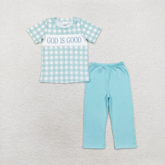 BSPO0463  Baby Boys Dog Is Good Pants Set