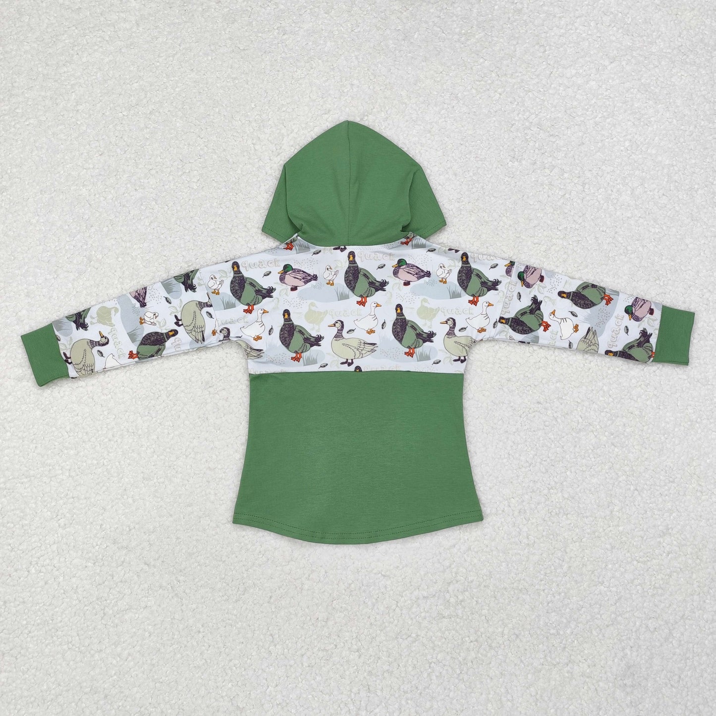 BT0357 Baby Mallard Duck Hunting Long Sleeve Hoodie top