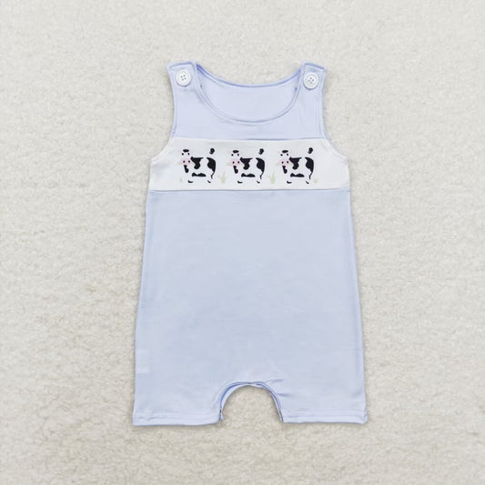 Baby Infant Boys Cows Sleeveless Rompers