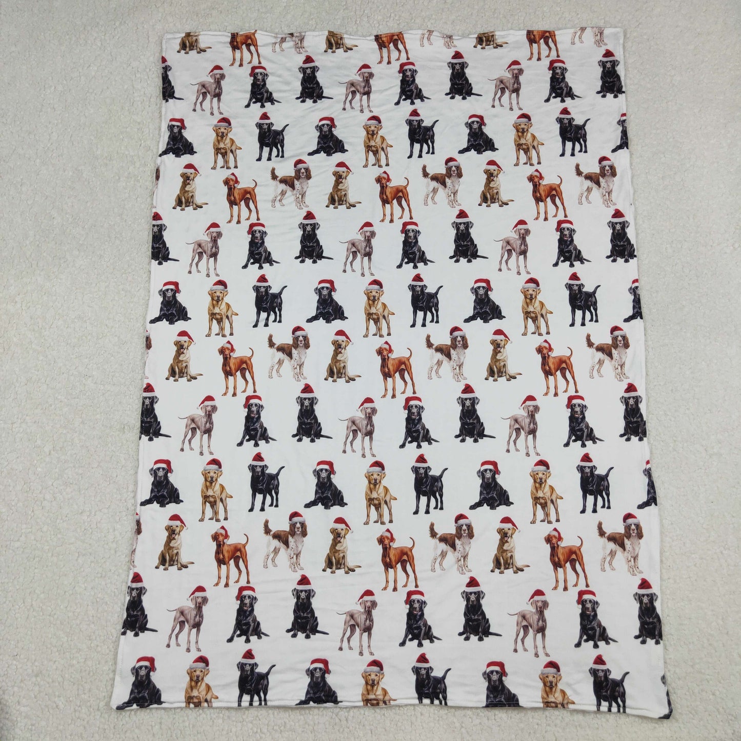 BL0176 Baby Christmas Dog Comfortable Blanket