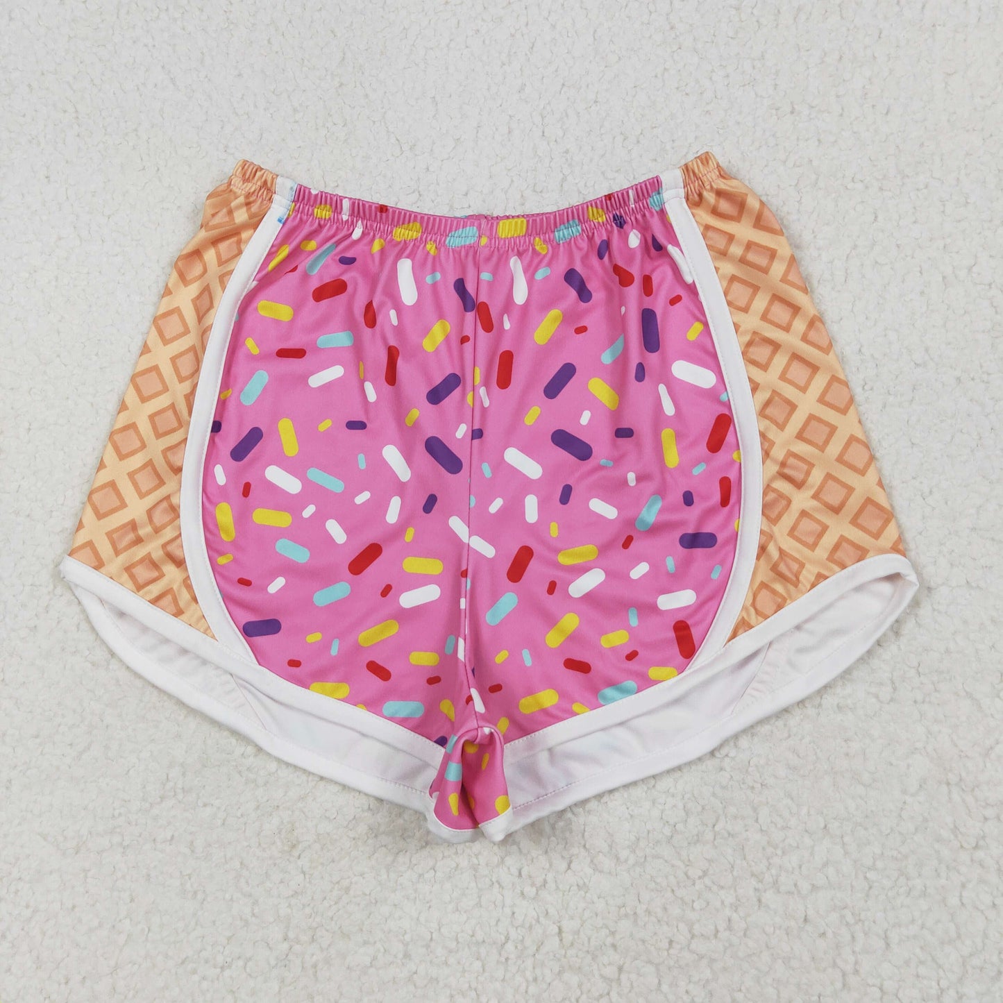 Mommy and Me Ice Cram Sprinkles Yoga Shorts