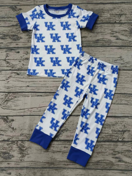 Baby Boys White Team UK Top Pants Pajamas Clothes Sets order preorder 5 MOQ