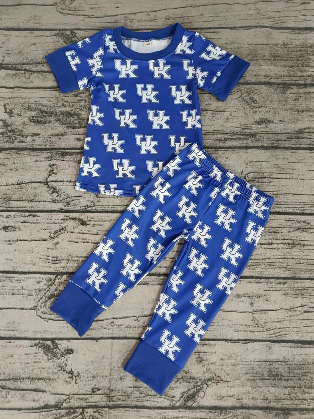 Baby Boys Blue Team UK Top Pants Pajamas Clothes Sets order preorder 5 MOQ