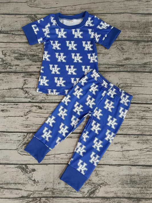 Baby Boys Blue Team UK Top Pants Pajamas Clothes Sets order preorder 5 MOQ