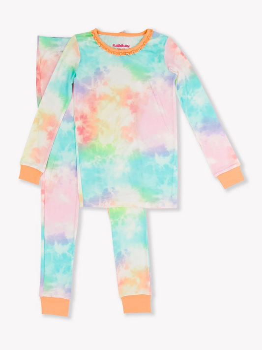 (5MOQ) Baby Boys Tie Dye Long Sleeve Pajama Set Pre-order