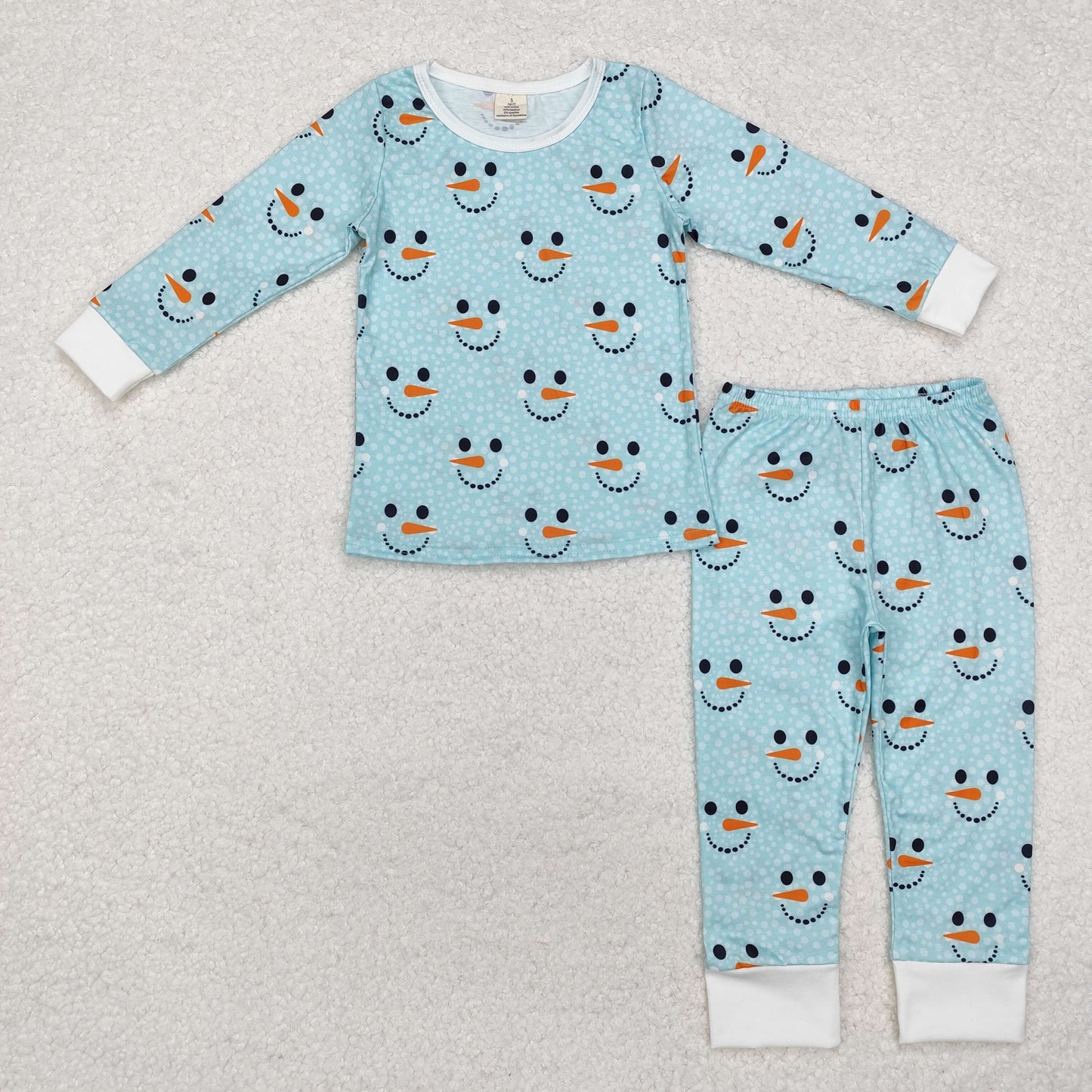 Baby Boys Christmas Snowmen Pajama Set