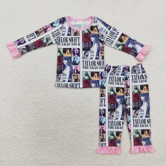 Baby Girls Taylor Swift Singer Long Sleeve Pajama Set