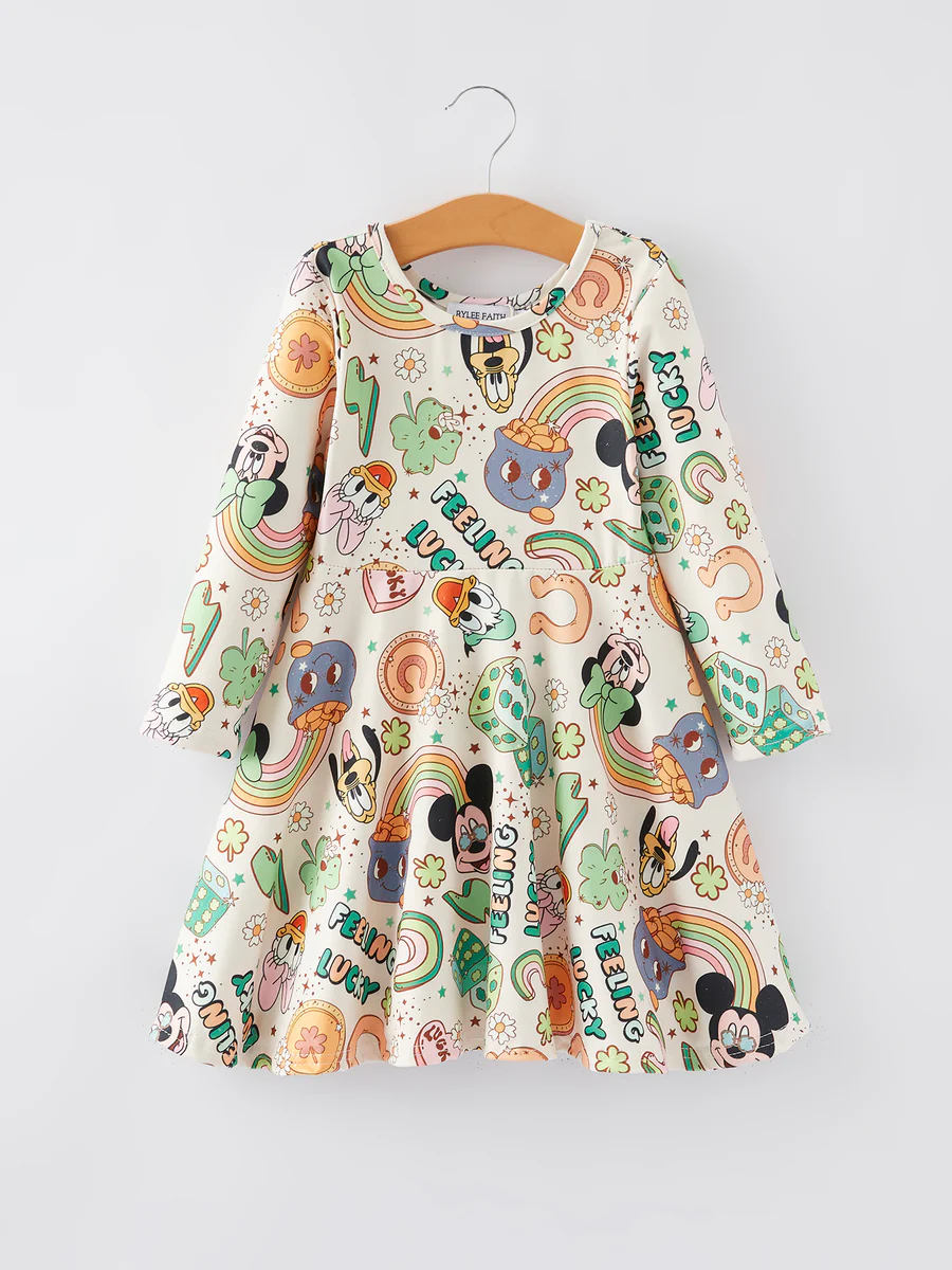 Baby Girls Saint Patrick Lucky Dress Preorder 5 MOQ