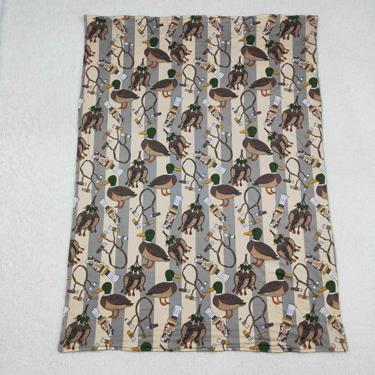 BL0211 Baby Boys Hunting Duck Blanket