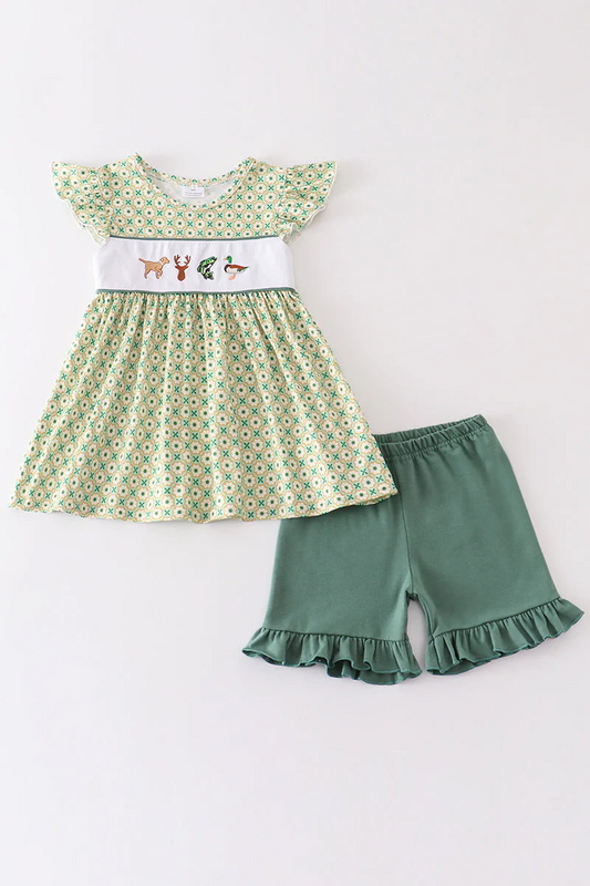 Baby Girls Mallard Shorts Set Pre-order 3 MOQ