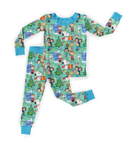 (5MOQ) Baby Boys Christgmas Is Coming Long Sleeve Pajama Set Pre-order