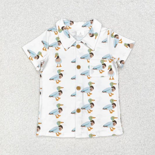 Baby Boys Mallard Short Sleeve Shirt Top