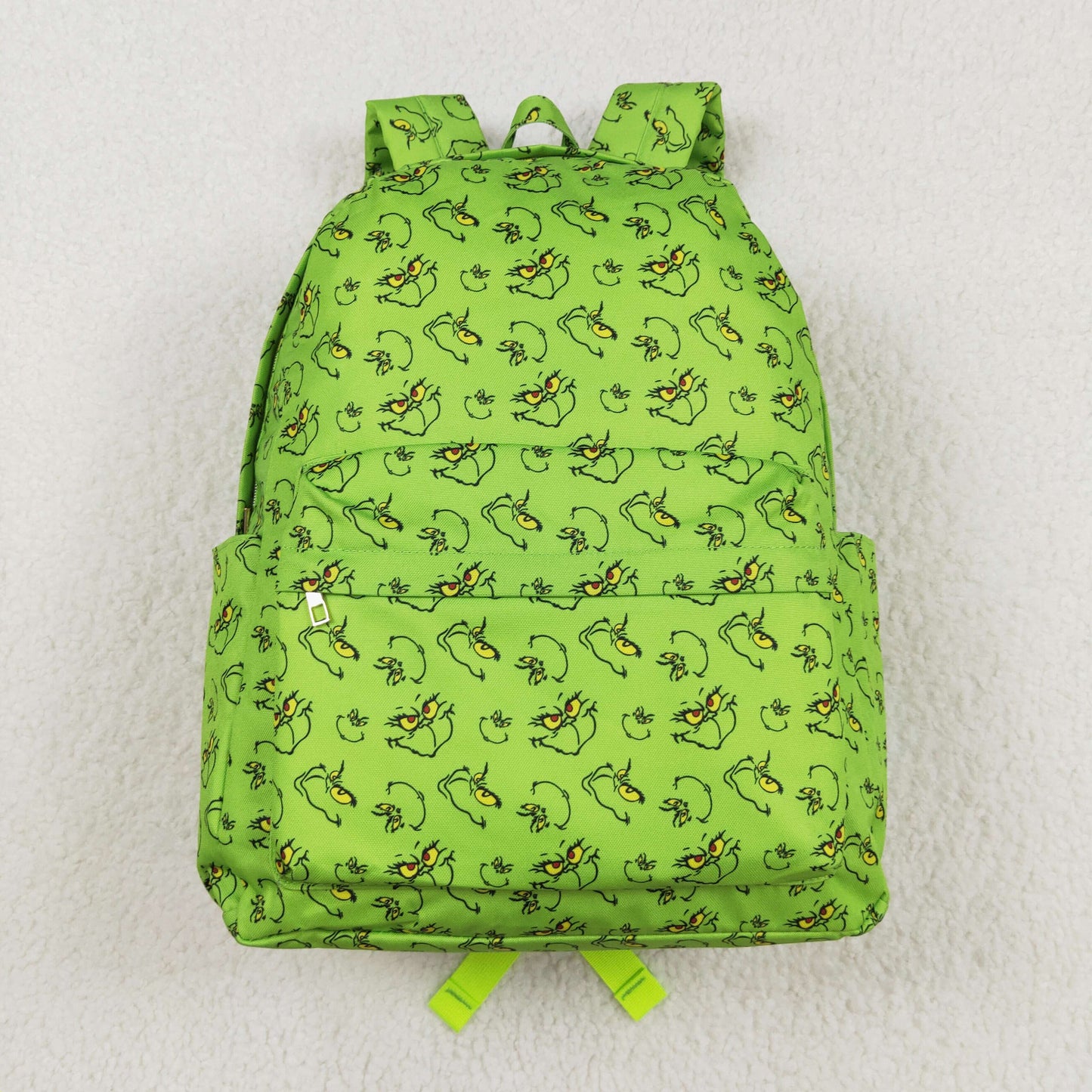 BA0119 Kids Girls Boys Christmas Green Backpack Bag