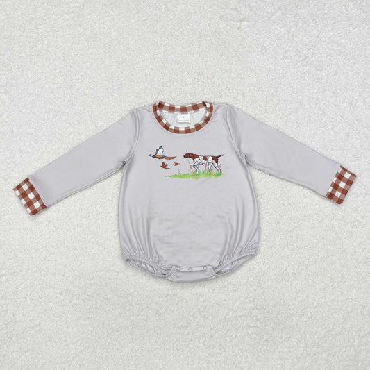 Newborn Baby Boys Hunting Dog Duck Long Sleeve Romer