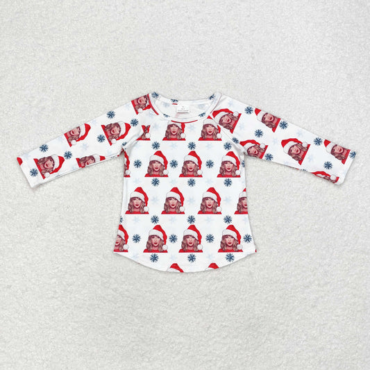 Baby Girls Christmas Singer Long Sleeve T-shirt Top