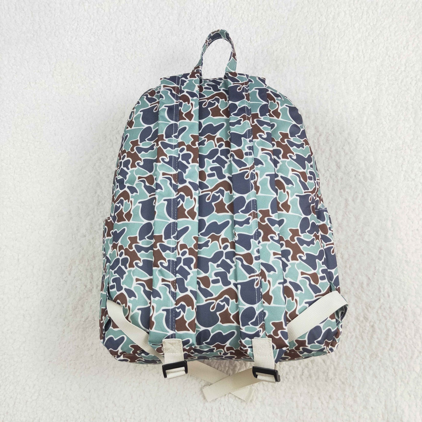 BA0261 Baby Boys Green Camo  Backpack School Bag